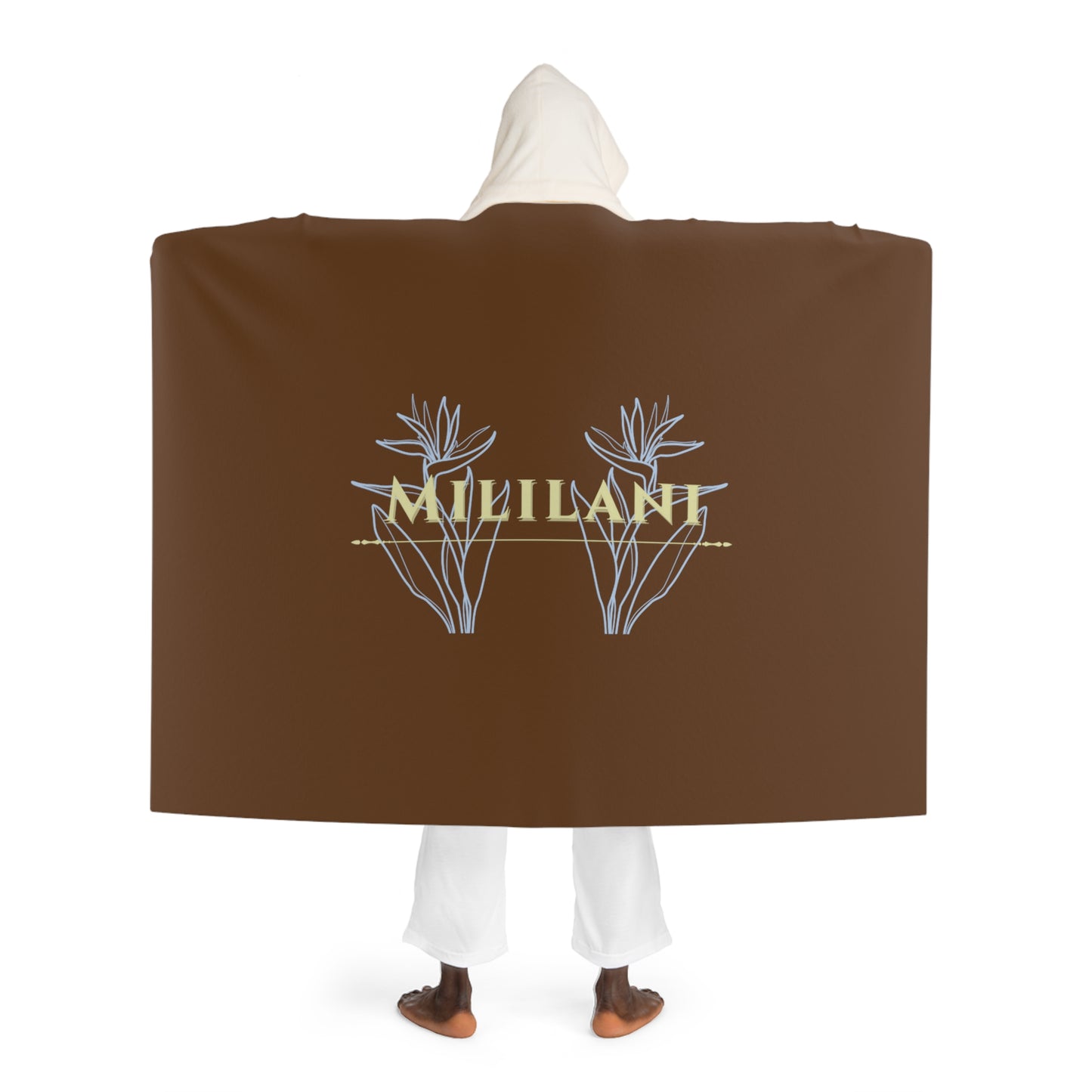 Mililani Hooded Sherpa Fleece Blanket