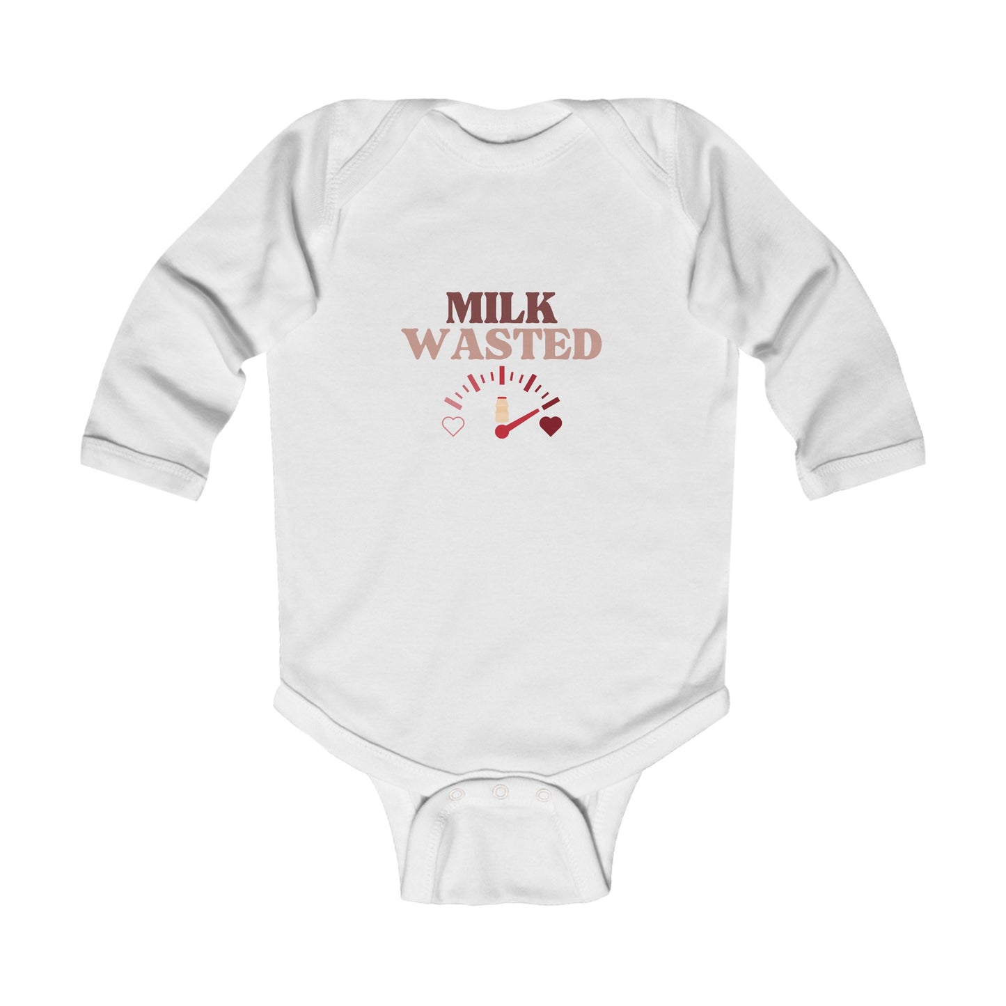 Milk Wasted Long Sleeve Onesie