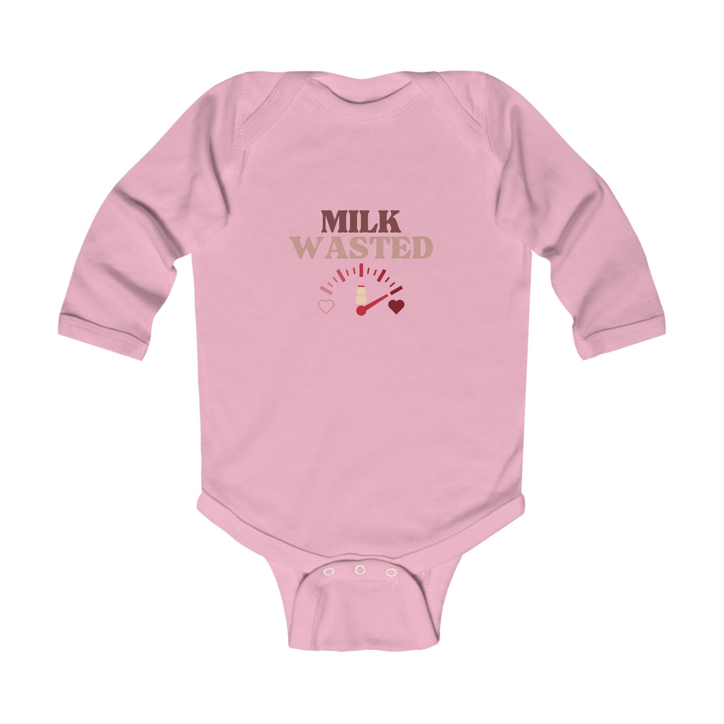 Milk Wasted Long Sleeve Onesie