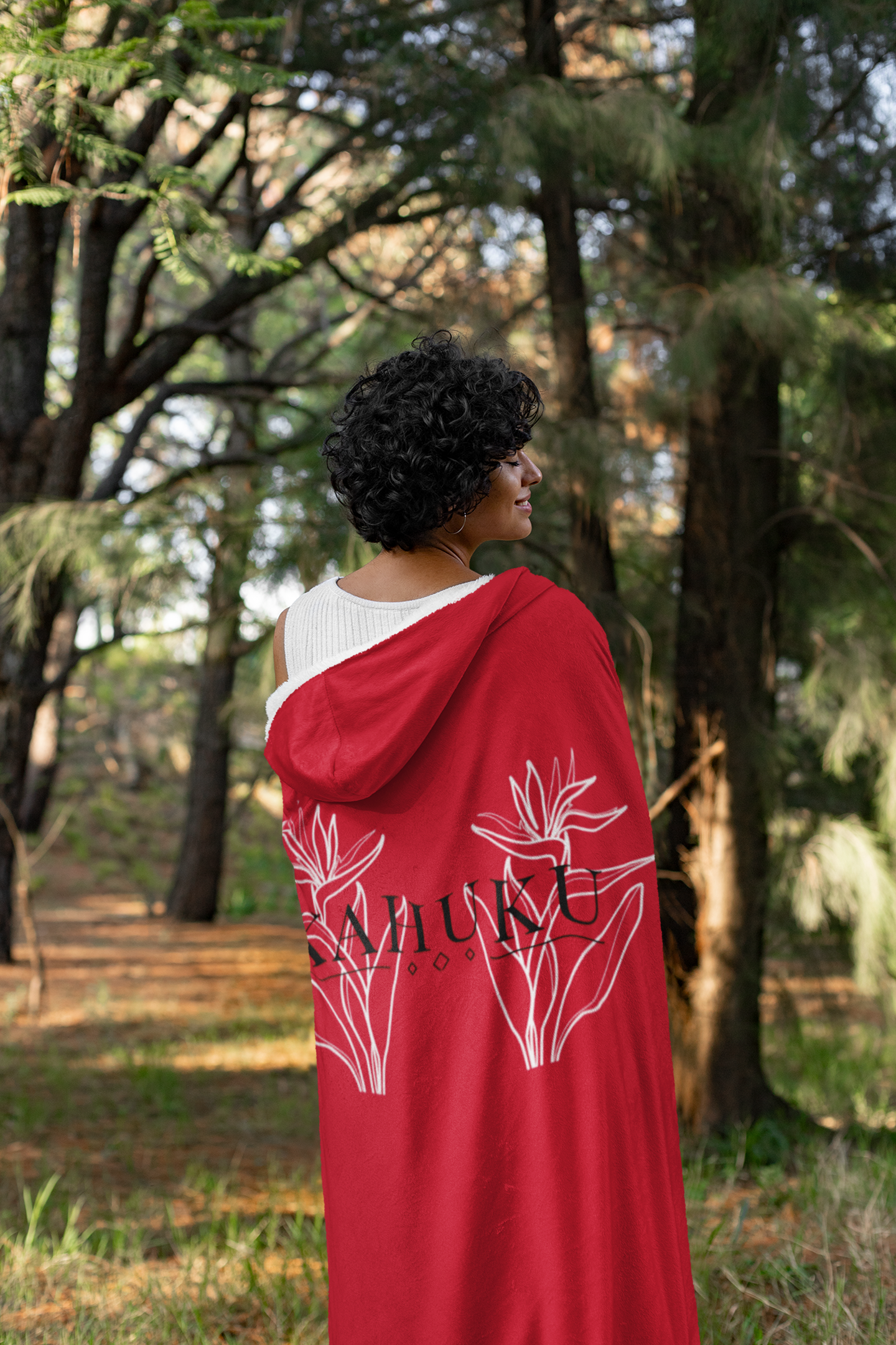 Kahuku Hooded Sherpa Fleece Blanket